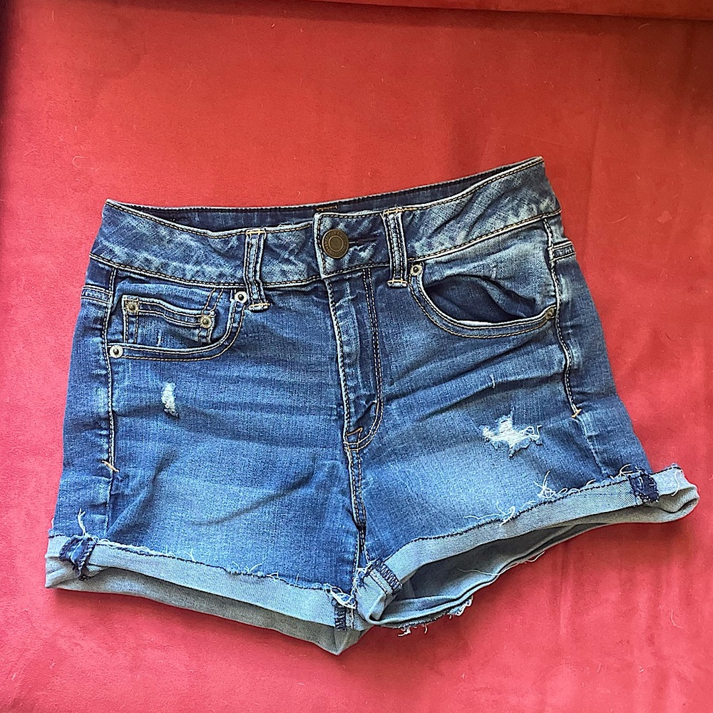 American eagle super stretch shorts